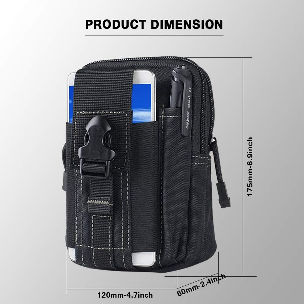 Tactical Molle Belt Pouch Mili - Edc Concealed Carry Belt ulasan dan harga