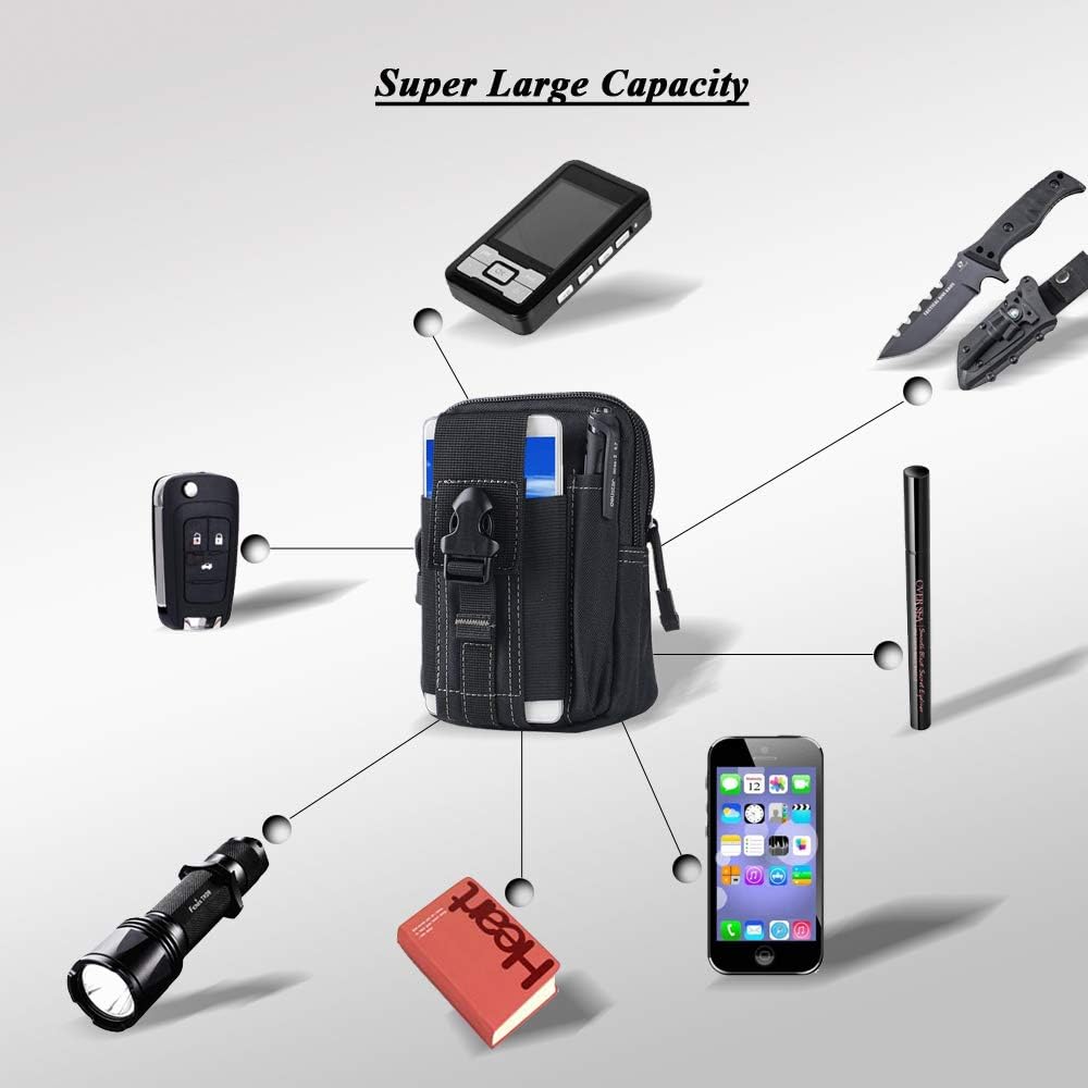 Tactical Molle Belt Pouch Mili - Edc Concealed Carry Belt ulasan dan harga