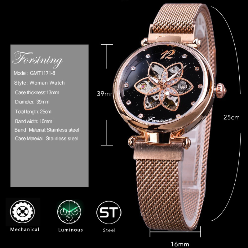 Forsining Fashionable Night Li - Watch Winder Compact ulasan dan harga