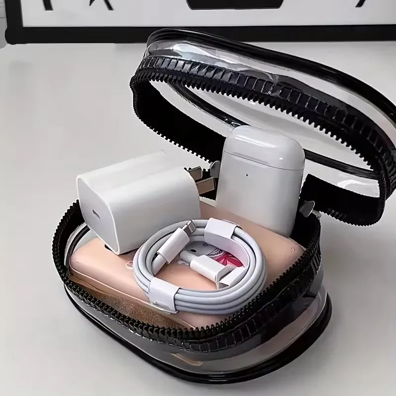 Portable Mini Transparent Stor - Cable Winder Keychain ulasan dan harga