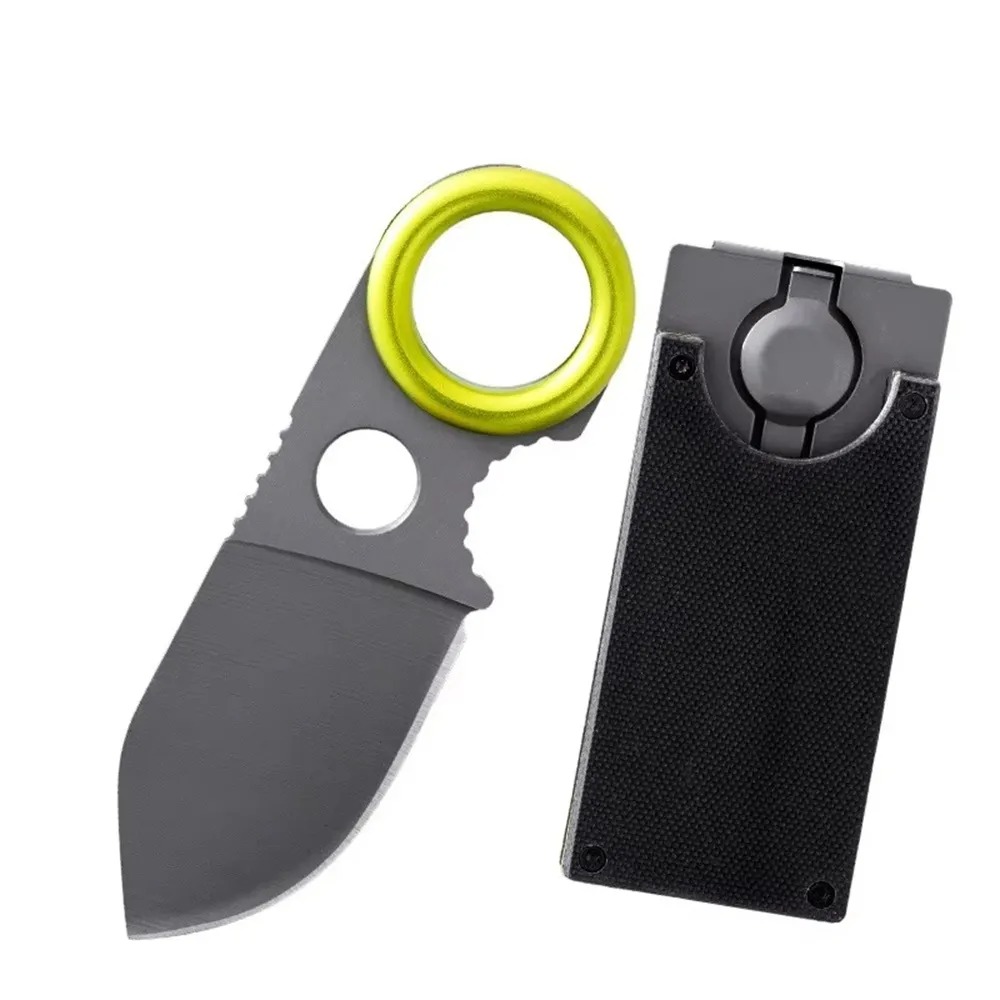 Mini EDC Ring Fixed Blade Knif - Edc Fixed Blade Deep Carry ulasan dan harga