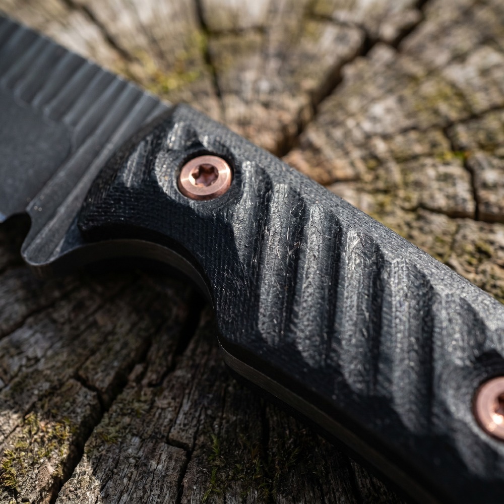 Full Tang Bushcraft Knife D2 B - Edc Carry Fixed Blade Knife ulasan dan harga