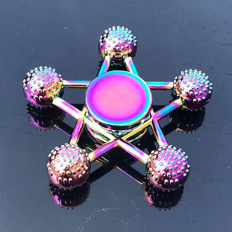 Rainbow Fidget Metal Spinner C - Fidget Spinner Bearing ulasan dan harga