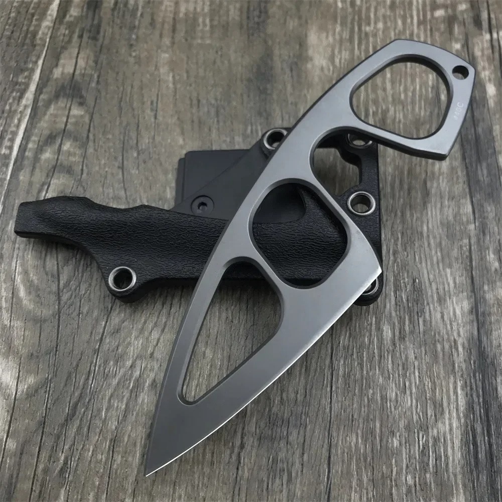 High Hardness Neck Knife 440C  - Edc Fixed Blade Deep Carry ulasan dan harga