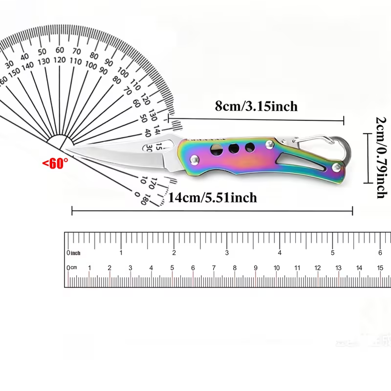 3-Piece Pocket Knife Keychain, - Edc Carry Piece ulasan dan harga