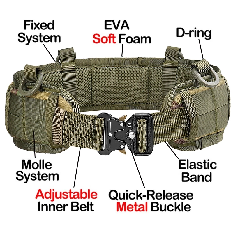 Quick Release Tactical Nylon B - Edc Concealed Carry Belt ulasan dan harga