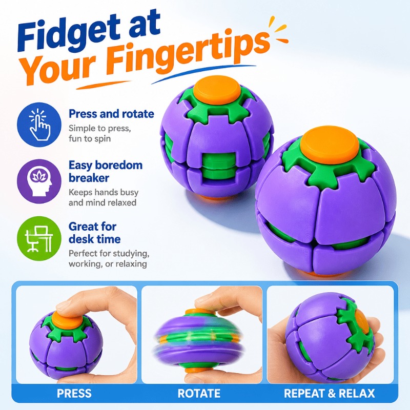 3D Printed Fidget Spinner Ball - Fidget Spinner Bearing ulasan dan harga