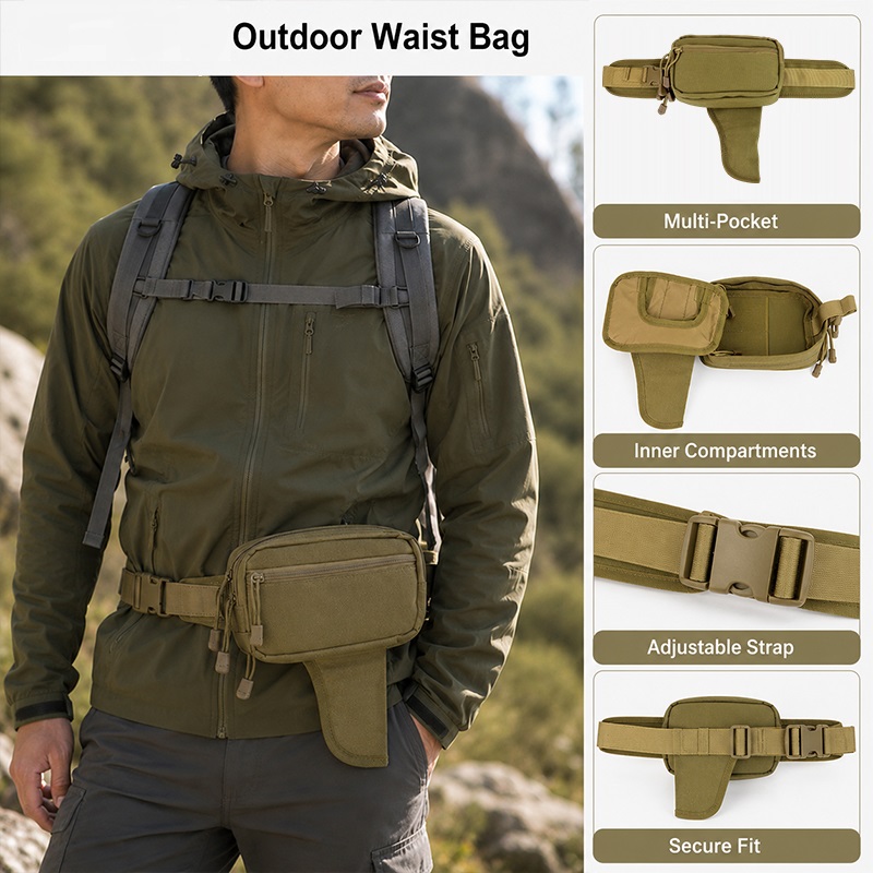 Multifunctional Waist Bag Nylo - Edc Concealed Carry Belt ulasan dan harga